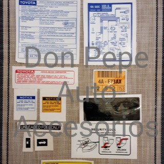 Kit de sellos Toyota Corolla GTS